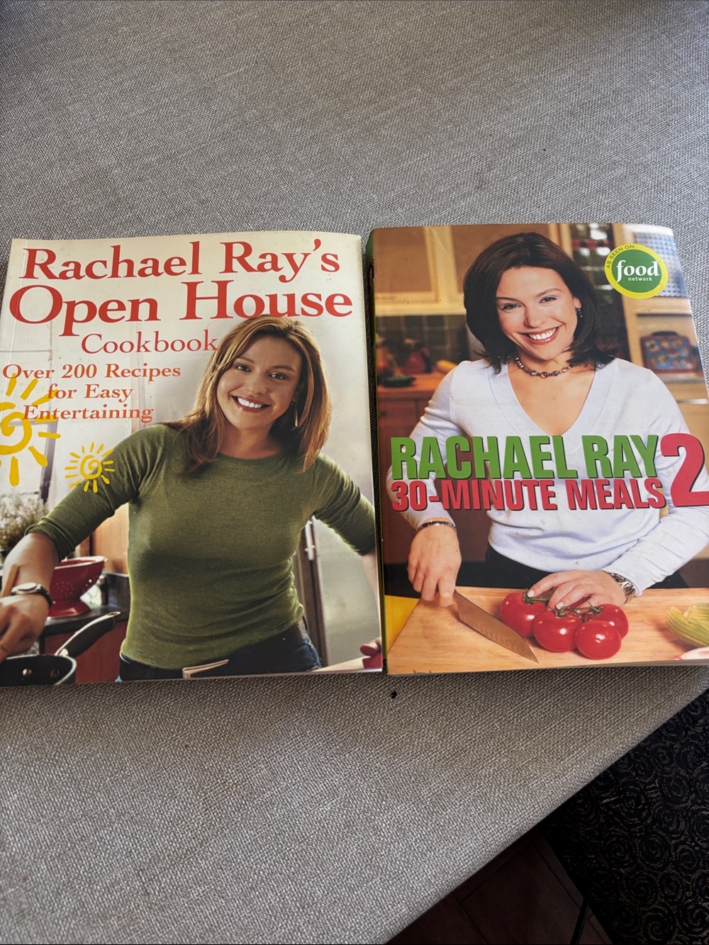 Rachael Ray Open House & 30-Minute Meals Cookbook Set - Green/White Covers